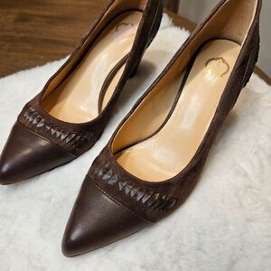 Elegant Dark Brown Women's Heels